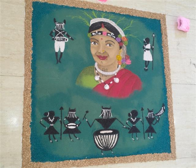 रंगोली प्रतियोगिता युवा उत्सव 