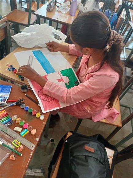  पेंटिंग, पोस्टर एवं कोलाज प्रतियोगिता युवा उत्सव 25-26 