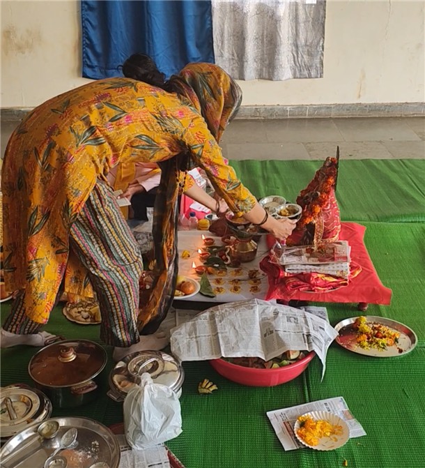 बसंत पंचमी -Shahid Durwasa Nishad Government College Arjunda District Balod, C.G.